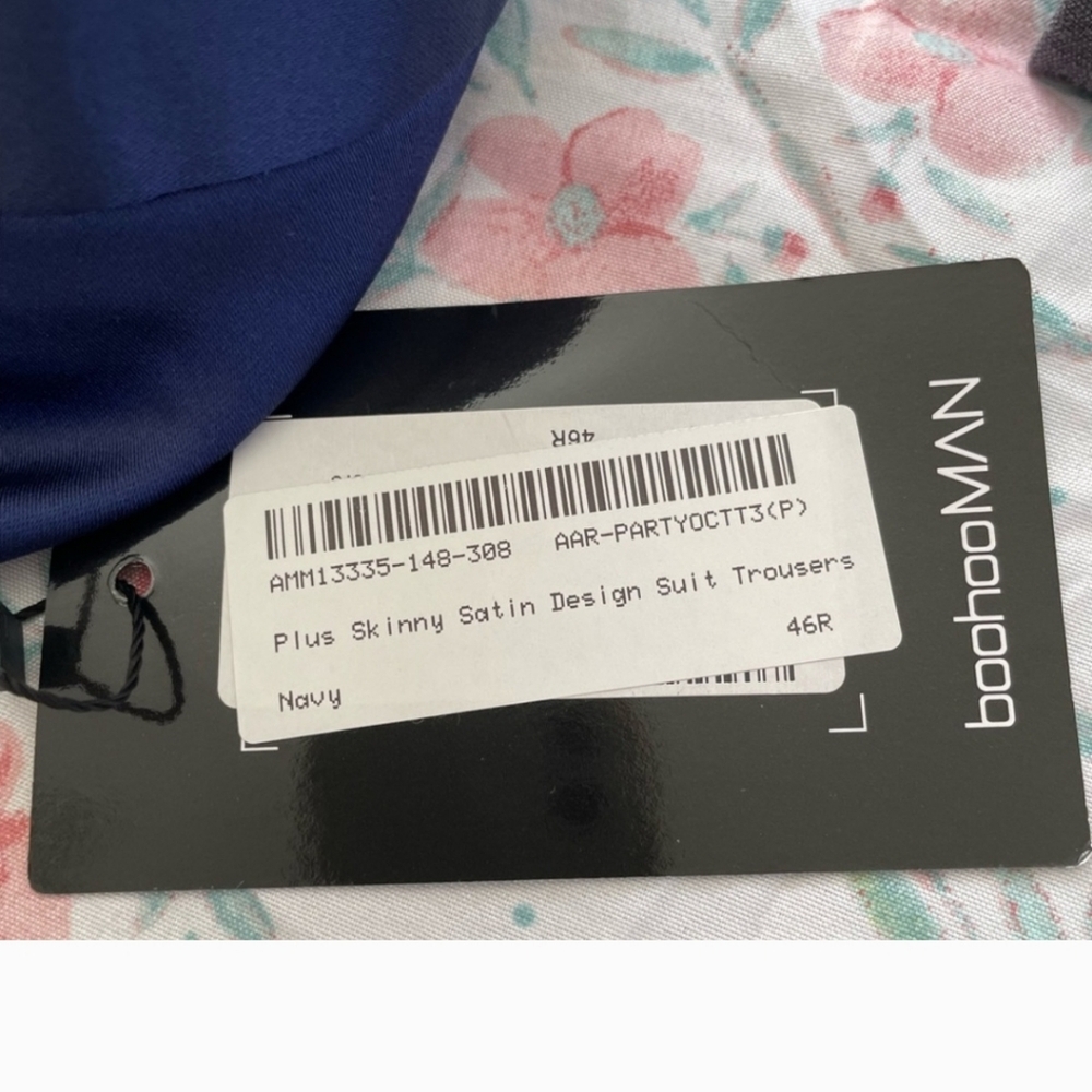 2/$20 46R men’s dress pant color navy - Picture 3 of 4